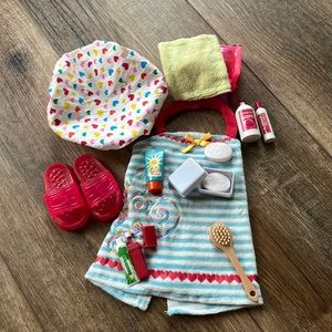 American bathroom set